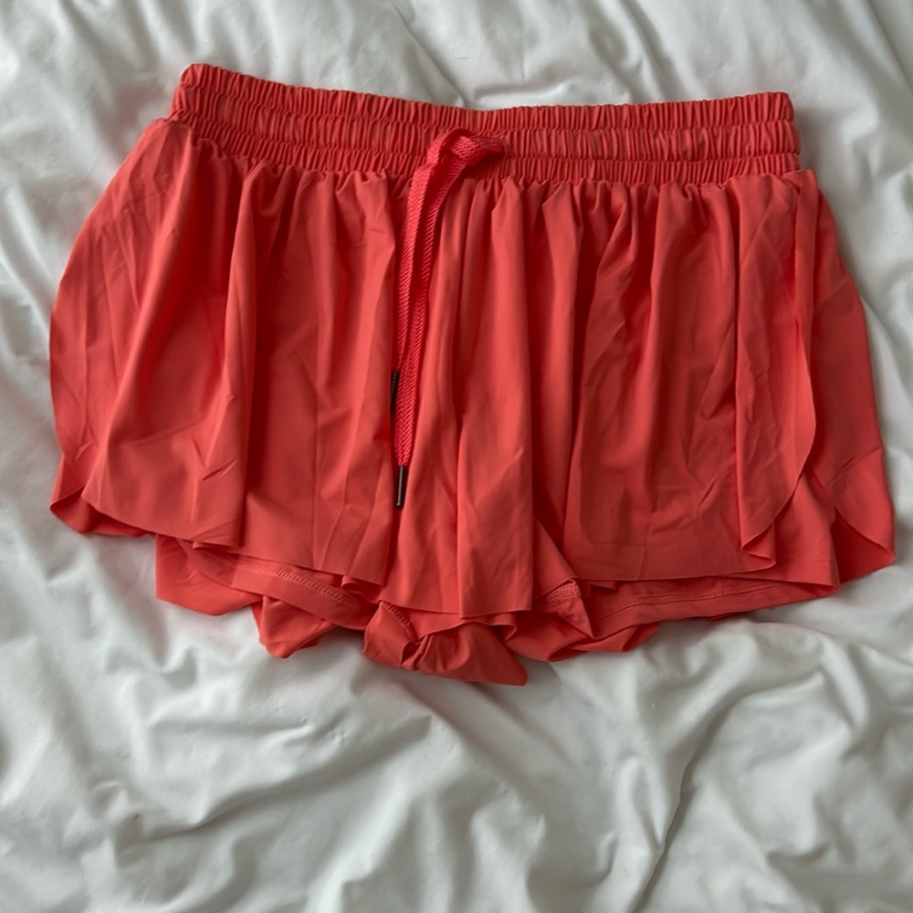 Woman’s flowy shorts, size: s, brand: Blaosn (Amazon), color: coral